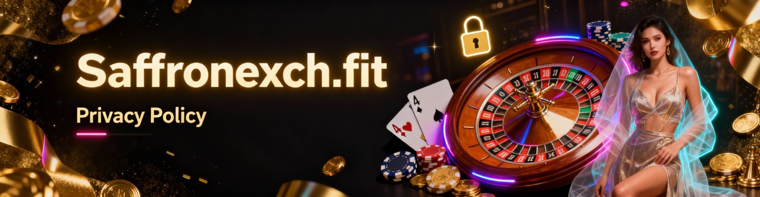 Saffronexch Privacy Policy — secure data protection banner