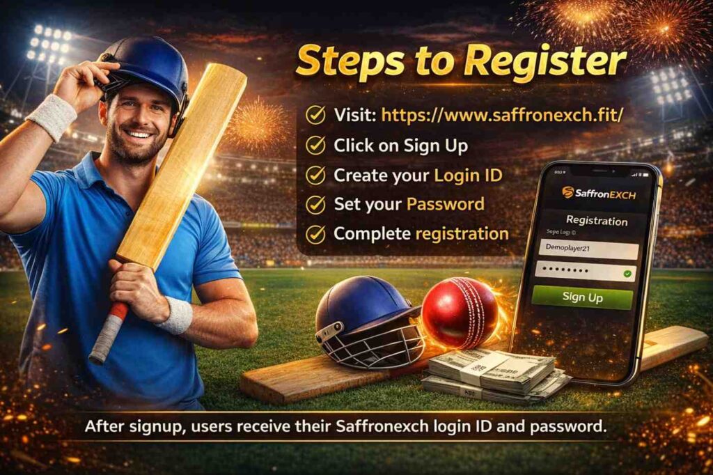 saffronexch steps to register