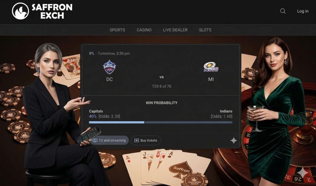 Saffronexch IPL betting tips DC vs MI match 8 Delhi Capitals Mumbai Indians