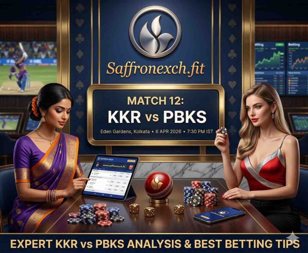 Saffronexch IPL betting tips KKR vs PBKS match 12 Kolkata Knight Riders Punjab Kings Dream11 prediction