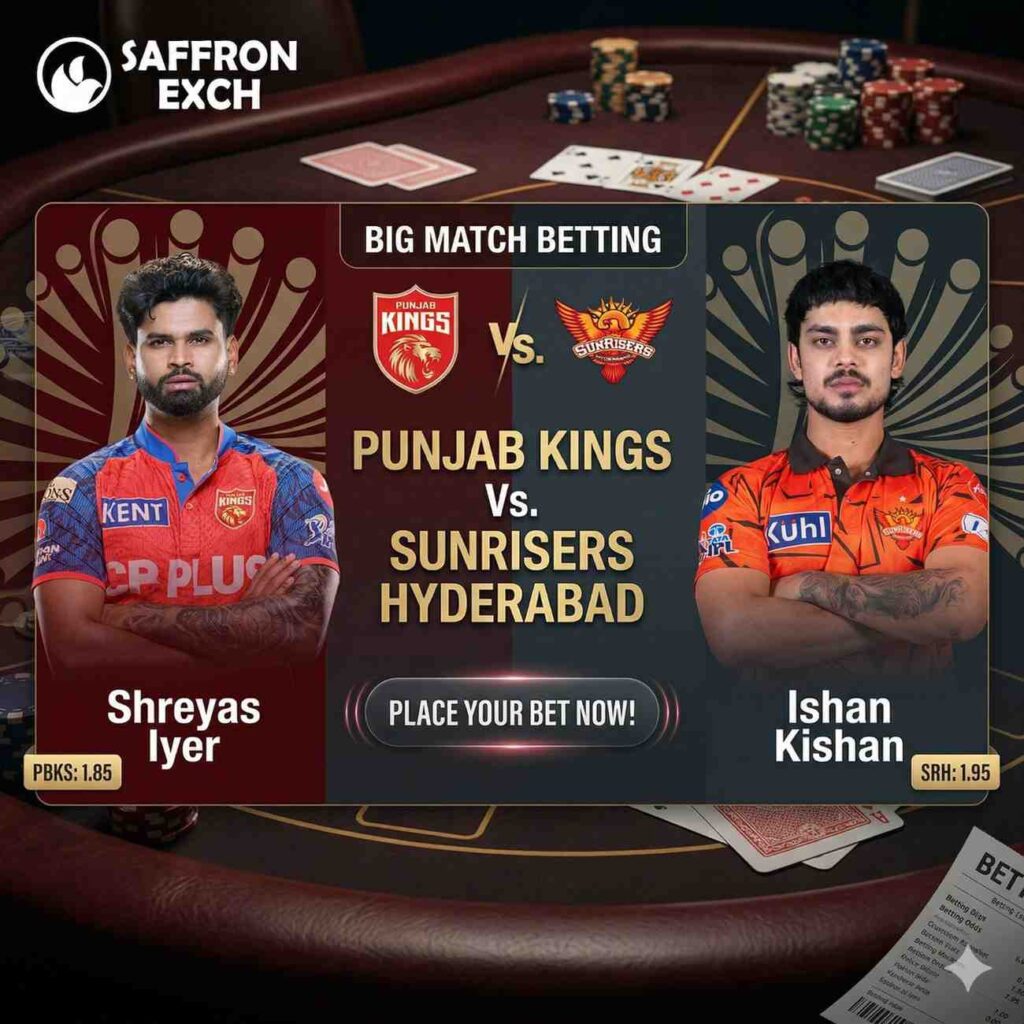 Saffronexch IPL betting tips PBKS vs SRH match 17 Punjab Kings Sunrisers Hyderabad prediction odds